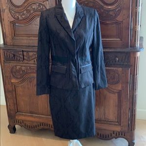 Black suit with skirt